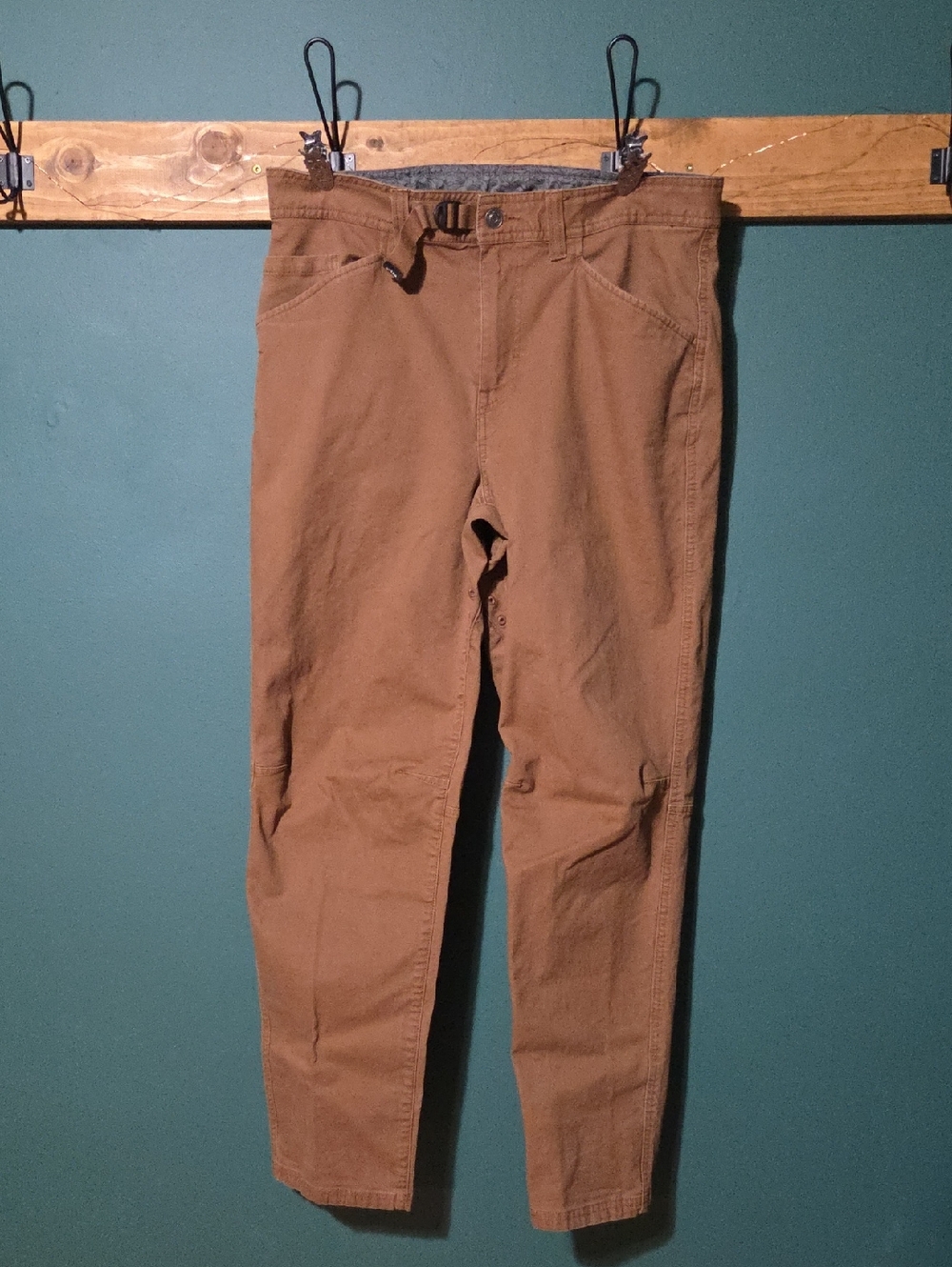 PrANa Womens SIze 33 Brown Relaxed Fit Pants